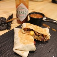 Chimichanga chili con verdura at Black Chili in Valencia