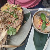 Pineapple fried rice & Amok at Lao Thai   in Gdansk