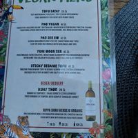 New Vegan menu at Lao Thai   in Gdansk