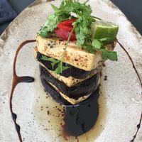 tofu aubergine starter at Lao Thai   in Gdansk