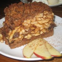 Eco apple pie  at Retro in Gdansk