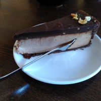 Peanut butter cheesecake at Retro in Gdansk