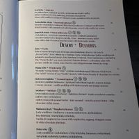 Menu 5  at Retro in Gdansk