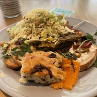 Vegan buffet dish  at daTerra - Baixa in Porto