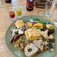 Plate piled high   at daTerra - Baixa in Porto