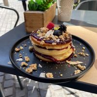 Delicious vegan pancakes!  at daTerra - Baixa in Porto