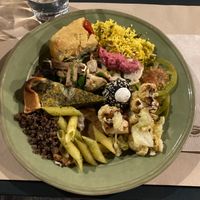 A little bit of everything of the buffet  at daTerra - Baixa in Porto