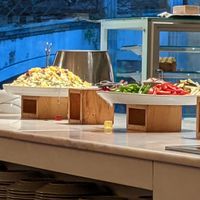 Beginnings of the buffet, with more to come later at daTerra - Baixa in Porto