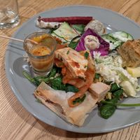 Assorted items from the buffet at daTerra - Baixa in Porto