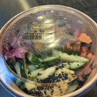 Vegan salad bowl approx 13€ at EXKi - Rue Neuve in Brussels