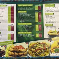 Menu at Tangtastic in Gloucester
