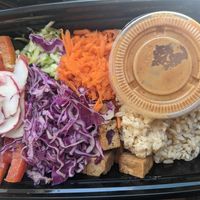 Spring Roll Bowl. Exactly what I was in the mood for! Something fresh and healthy 😋 at Nature's Plate in Denton