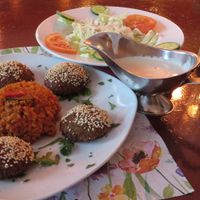 Falafel Plate (vegan) at Kerwan in Saarbrucken