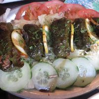 No. 19 Stuffed vine leaves (vegan) at Kerwan in Saarbrucken
