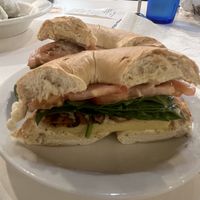 Vegan breakfast bagel   at Morning Brew - Kailua in Kailua