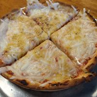 Vegan cheese pizza. at Big Kahuna's Pizza in Honolulu