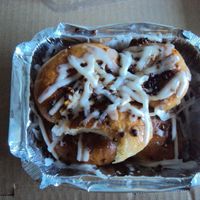 Cinnamon bun at Big Kahuna's Pizza in Honolulu