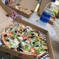 Vegan pizza at Big Kahuna's Pizza in Honolulu
