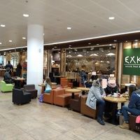 Exki at Departure Hall (before security check gate), left of check in rows at BRU - EXKi - TA in Zaventem