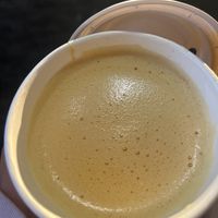 Golden latte: oat milk sugar free  at BRU - EXKi - TA in Zaventem
