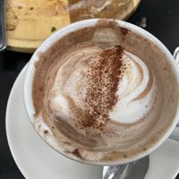 Mayan hot chocolate- Cocoa cinnamon yummy hot drink at Cafe Gratitude in San Diego