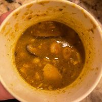 I Am Thriving (daily soup, pictured green pozole)   at Cafe Gratitude in San Diego