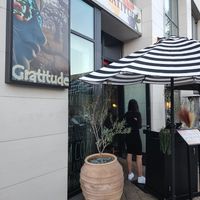 Entrance at Cafe Gratitude in San Diego