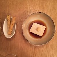 appetiser but not sure what it was at Brown Rice ブラウンライス in Tokyo