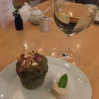 Muffin (don't know what it was made of...just understood it was made from some 'leaves'). Delicious though! at Brown Rice ブラウンライス in Tokyo