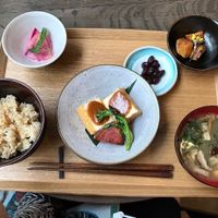 Ginger tofu at Brown Rice ブラウンライス in Tokyo