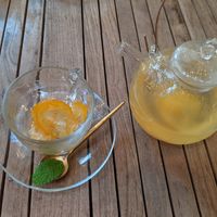 Seasonal Tea of Yuzu and Chamomile at Brown Rice ブラウンライス in Tokyo
