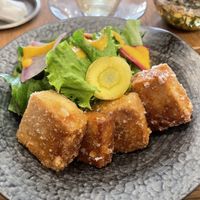 Fried tofu   at Brown Rice ブラウンライス in Tokyo