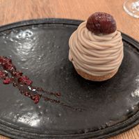 Mt. Blanc dessert at Brown Rice ブラウンライス in Tokyo
