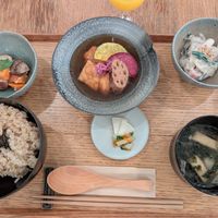 seasonal lunch set at Brown Rice ブラウンライス in Tokyo