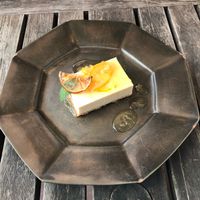 Tofu lemon cheese cake  at Brown Rice ブラウンライス in Tokyo