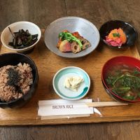 meal at Brown Rice ブラウンライス in Tokyo