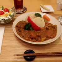 curry set at Brown Rice ブラウンライス in Tokyo