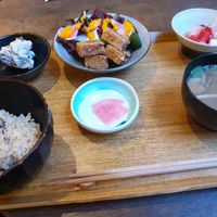 menue of the day at Brown Rice ブラウンライス in Tokyo