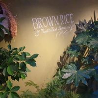 beautiful decoration at Brown Rice ブラウンライス in Tokyo