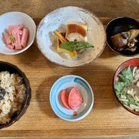 Set menu daily special at Brown Rice ブラウンライス in Tokyo