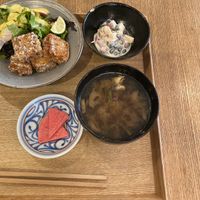 Miso soup at Brown Rice ブラウンライス in Tokyo