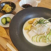 Soy milk sauce noodles at Brown Rice ブラウンライス in Tokyo