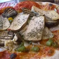Pizza L'As Vegan, 100%vegan, 13.50€ at O Chato in Caen