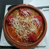 Pimientos del piquillo con soja texturizada at Bambú in Vigo
