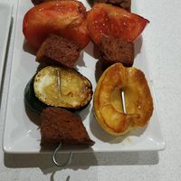 Brochetas de seitan at Bambú in Vigo