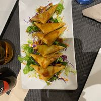 Samosas at Bambú in Vigo