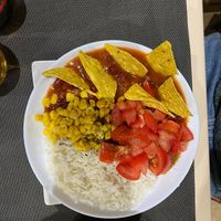 Burrito bowl at Bambú in Vigo