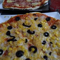 Pizza at Bambú in Vigo