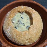 Cheese with mushroom at Bambú in Vigo