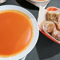 Gaspacho at Bambú in Vigo